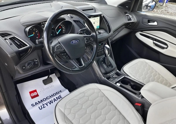 Ford Kuga cena 99900 przebieg: 86946, rok produkcji 2018 z Poznań małe 466